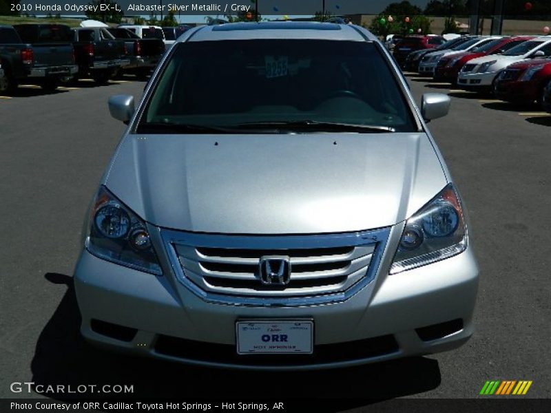 Alabaster Silver Metallic / Gray 2010 Honda Odyssey EX-L