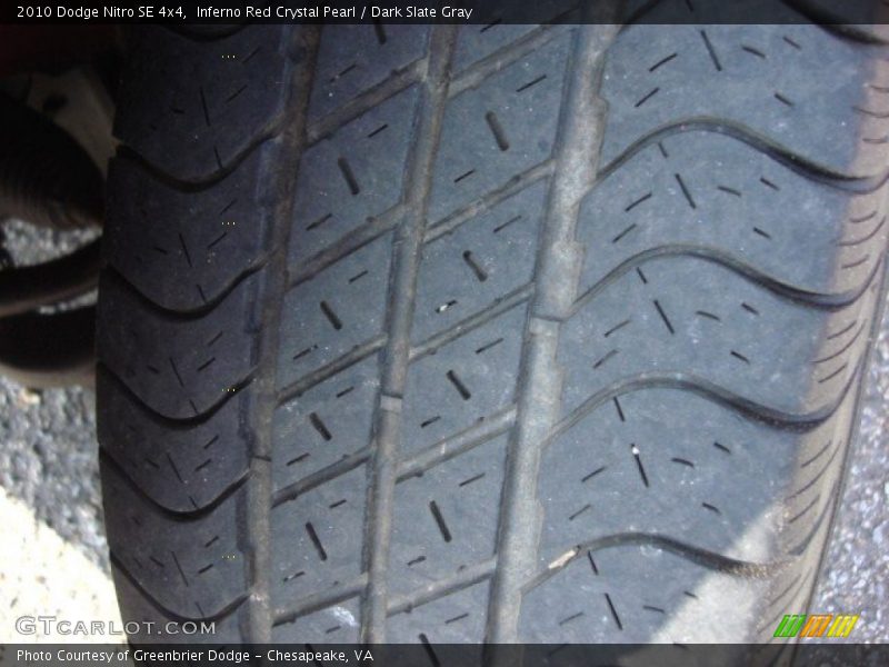 Inferno Red Crystal Pearl / Dark Slate Gray 2010 Dodge Nitro SE 4x4