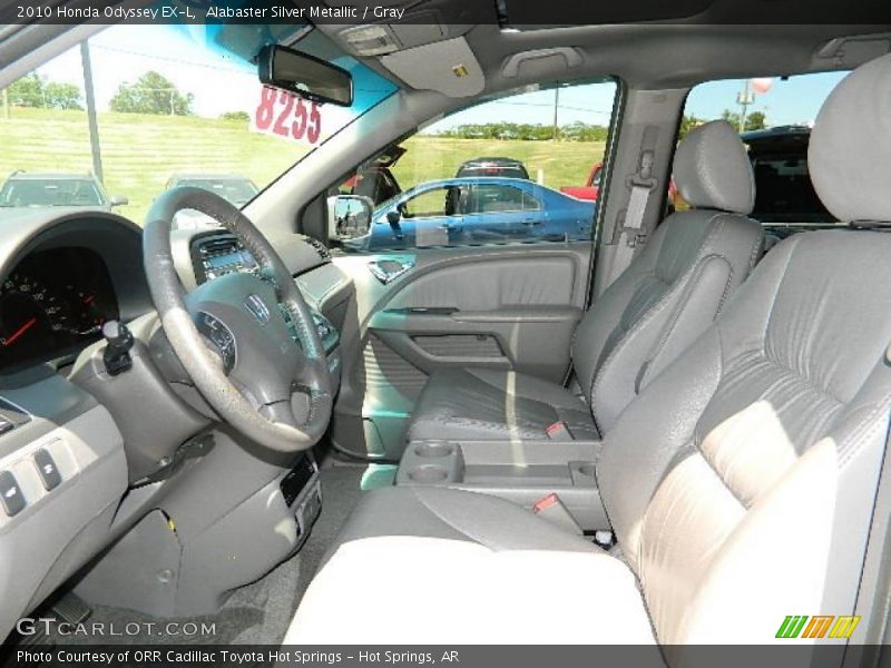 Alabaster Silver Metallic / Gray 2010 Honda Odyssey EX-L