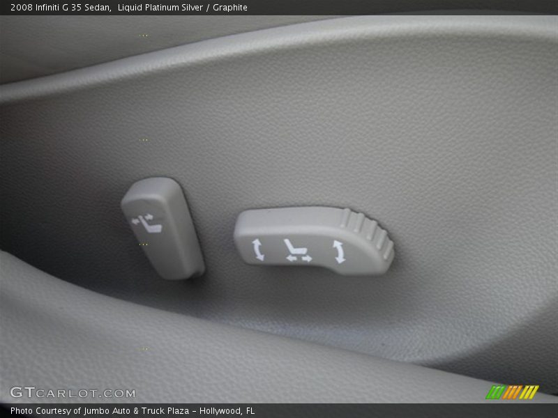 Liquid Platinum Silver / Graphite 2008 Infiniti G 35 Sedan