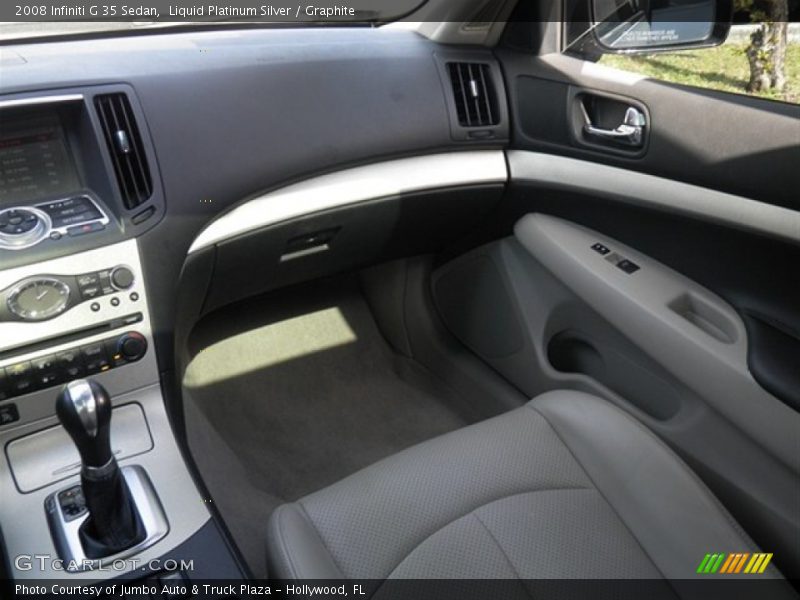 Liquid Platinum Silver / Graphite 2008 Infiniti G 35 Sedan