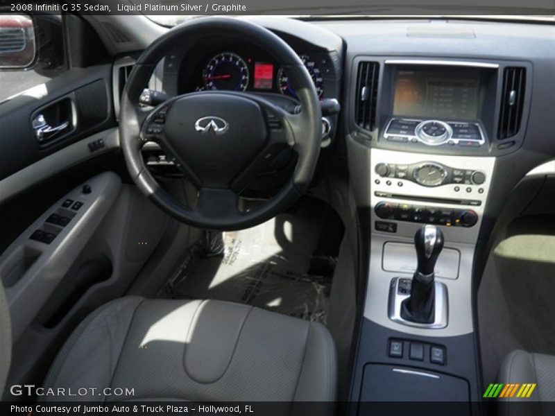 Liquid Platinum Silver / Graphite 2008 Infiniti G 35 Sedan