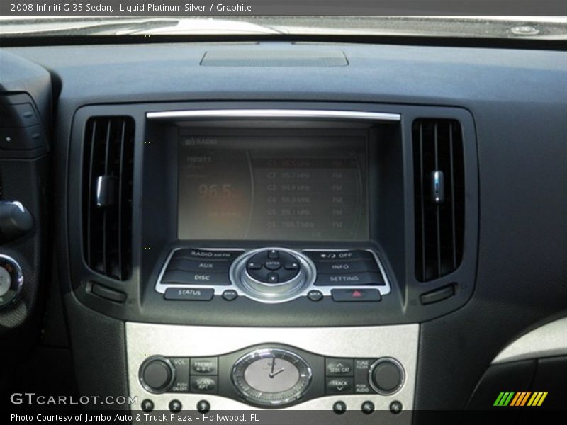 Liquid Platinum Silver / Graphite 2008 Infiniti G 35 Sedan
