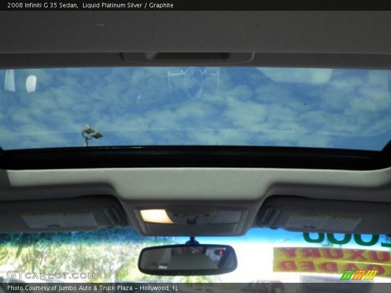 Liquid Platinum Silver / Graphite 2008 Infiniti G 35 Sedan