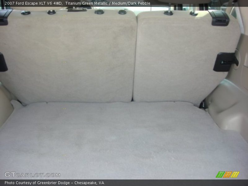 Titanium Green Metallic / Medium/Dark Pebble 2007 Ford Escape XLT V6 4WD