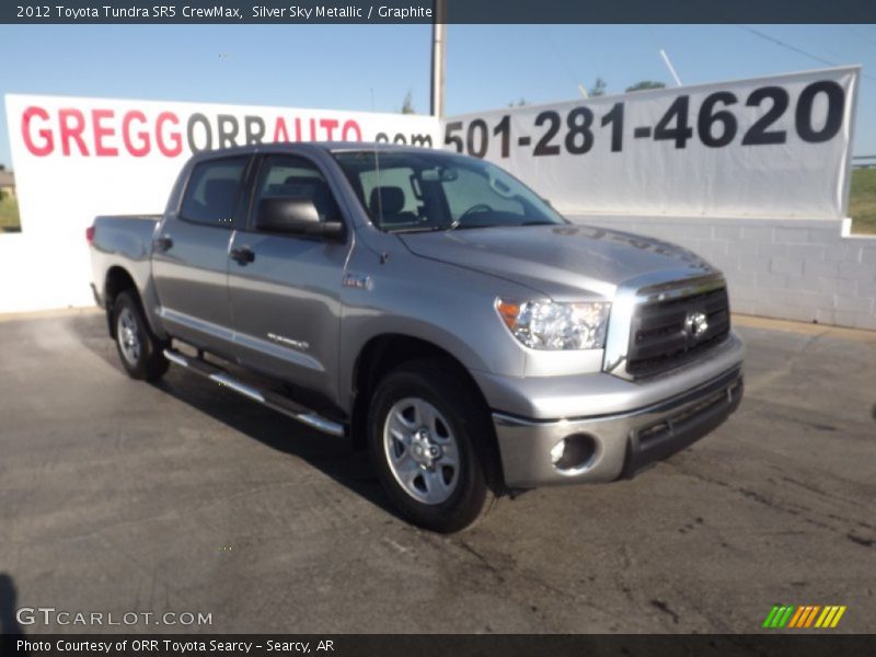 Silver Sky Metallic / Graphite 2012 Toyota Tundra SR5 CrewMax