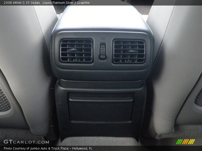 Liquid Platinum Silver / Graphite 2008 Infiniti G 35 Sedan