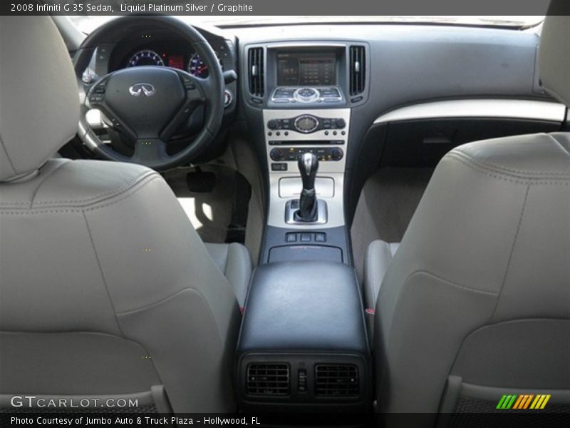Liquid Platinum Silver / Graphite 2008 Infiniti G 35 Sedan
