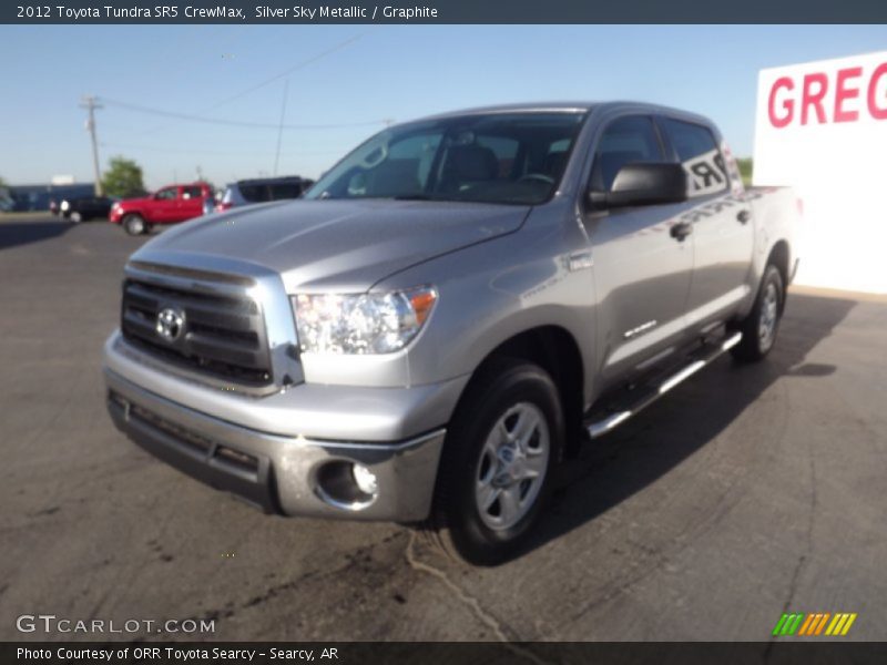 Silver Sky Metallic / Graphite 2012 Toyota Tundra SR5 CrewMax