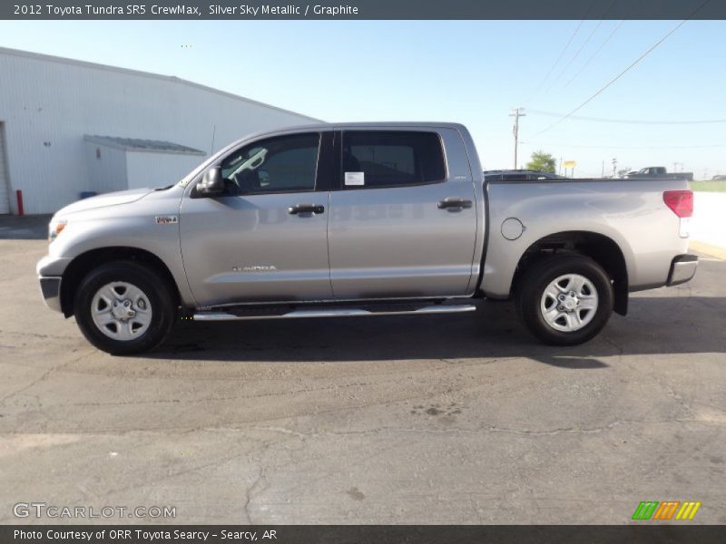 Silver Sky Metallic / Graphite 2012 Toyota Tundra SR5 CrewMax