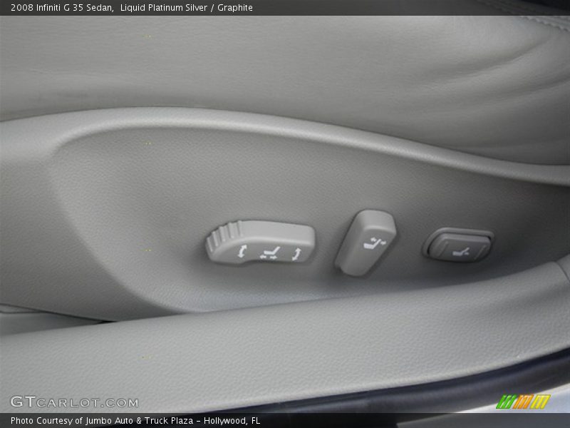 Liquid Platinum Silver / Graphite 2008 Infiniti G 35 Sedan