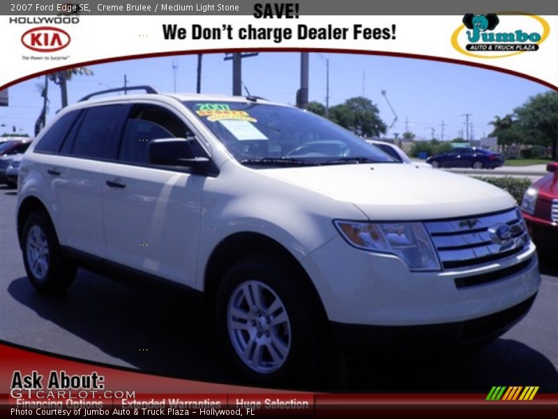 Creme Brulee / Medium Light Stone 2007 Ford Edge SE