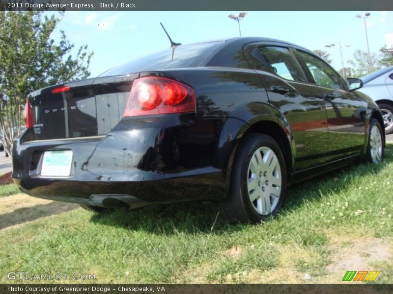 Black / Black 2011 Dodge Avenger Express