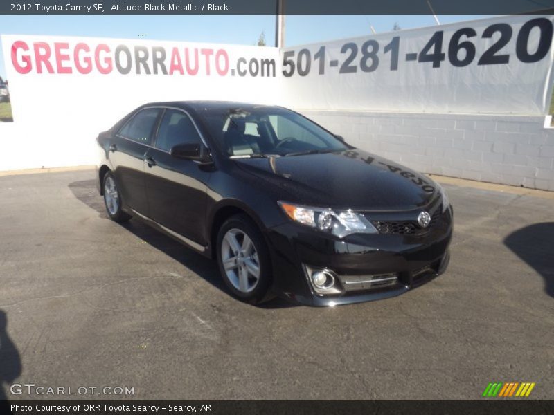 Attitude Black Metallic / Black 2012 Toyota Camry SE