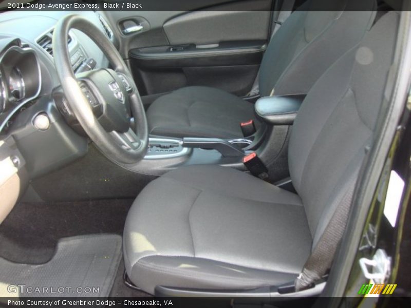 Black / Black 2011 Dodge Avenger Express