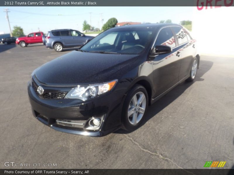 Attitude Black Metallic / Black 2012 Toyota Camry SE