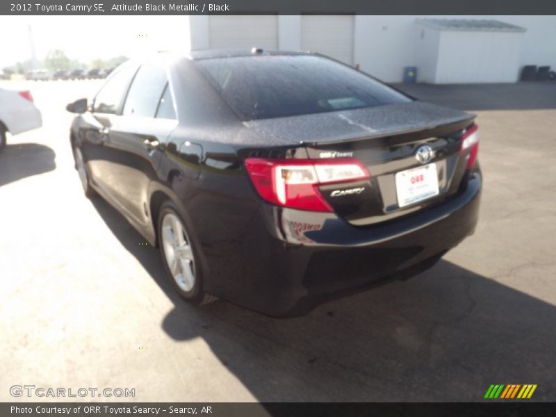 Attitude Black Metallic / Black 2012 Toyota Camry SE