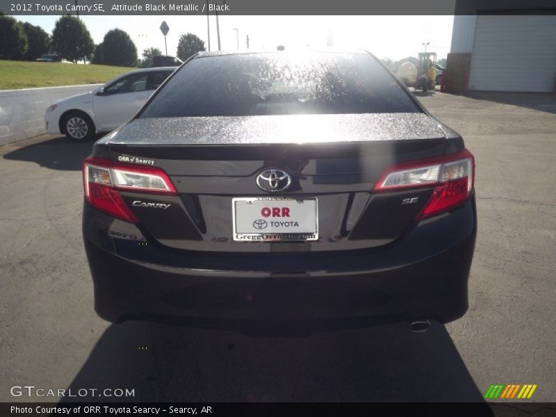 Attitude Black Metallic / Black 2012 Toyota Camry SE