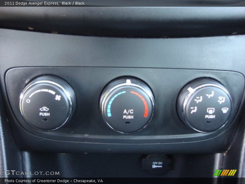 Black / Black 2011 Dodge Avenger Express