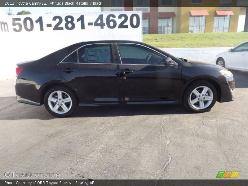 Attitude Black Metallic / Black 2012 Toyota Camry SE