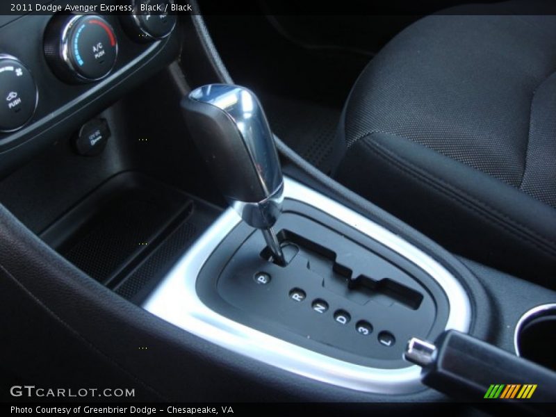 Black / Black 2011 Dodge Avenger Express