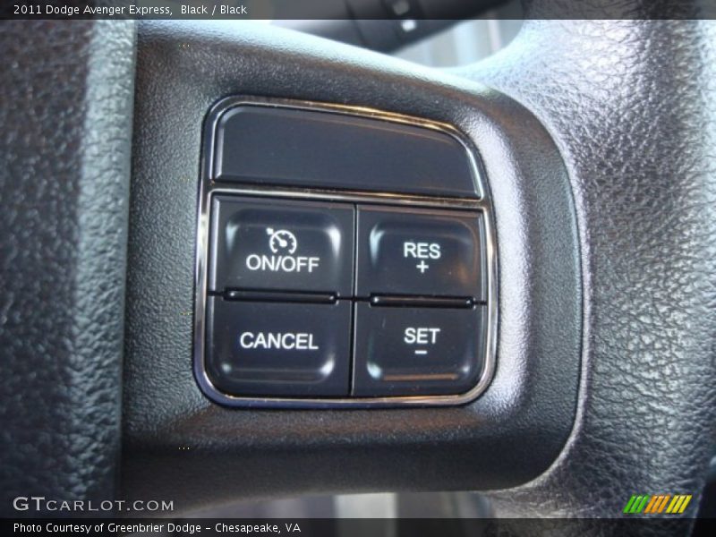 Black / Black 2011 Dodge Avenger Express