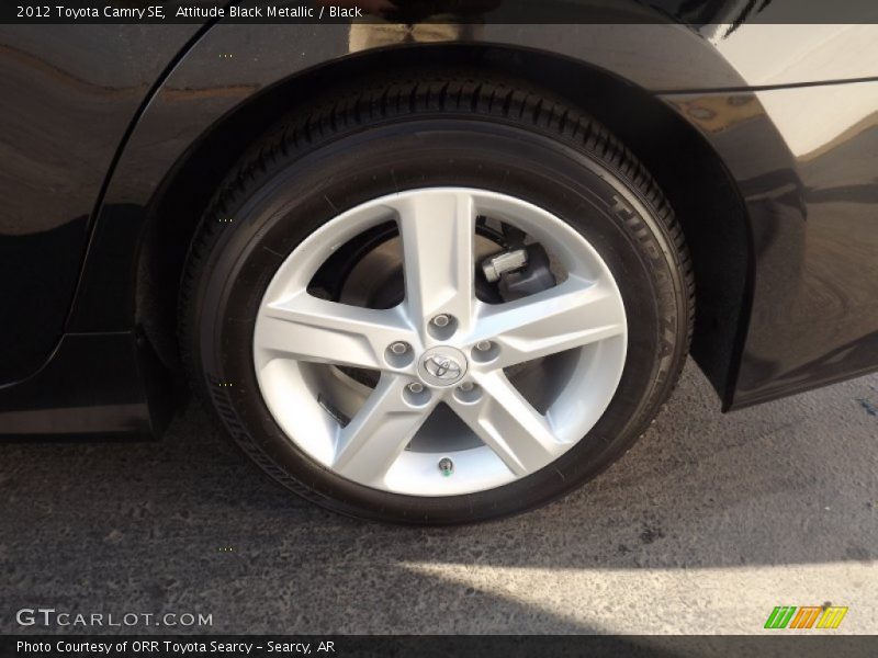 Attitude Black Metallic / Black 2012 Toyota Camry SE