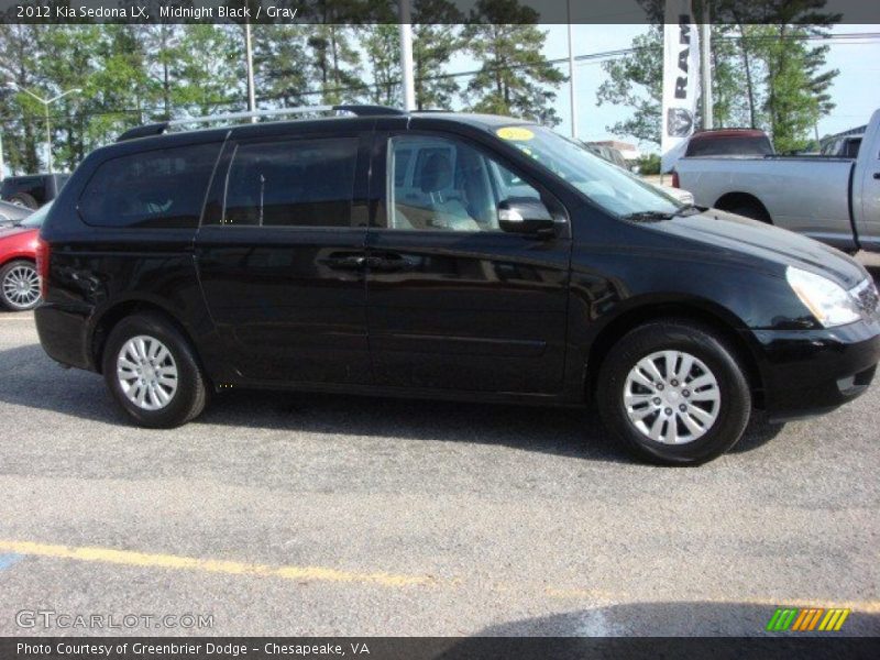 Midnight Black / Gray 2012 Kia Sedona LX