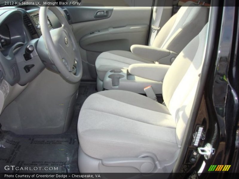 Midnight Black / Gray 2012 Kia Sedona LX