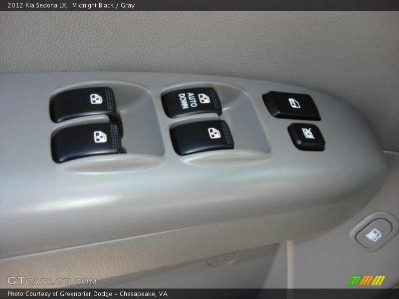 Midnight Black / Gray 2012 Kia Sedona LX