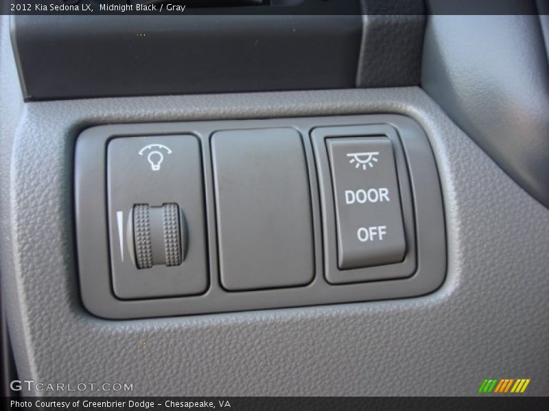 Midnight Black / Gray 2012 Kia Sedona LX