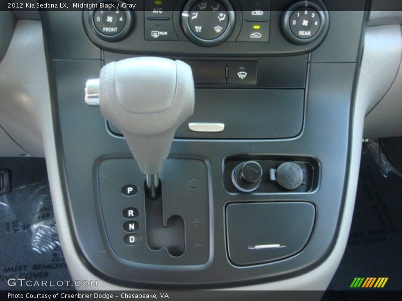 Midnight Black / Gray 2012 Kia Sedona LX
