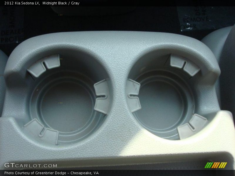 Midnight Black / Gray 2012 Kia Sedona LX