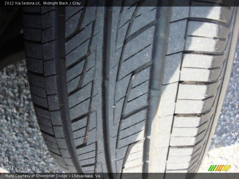 Midnight Black / Gray 2012 Kia Sedona LX