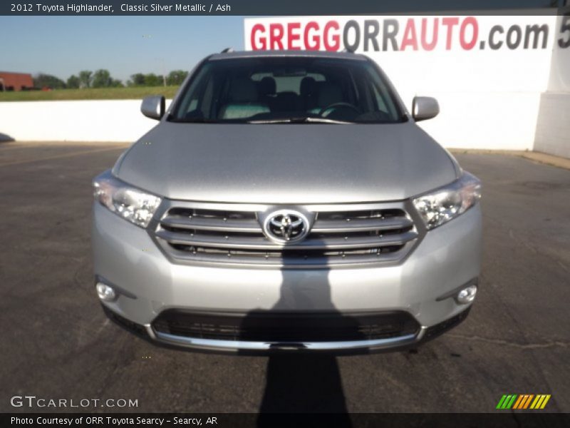 Classic Silver Metallic / Ash 2012 Toyota Highlander