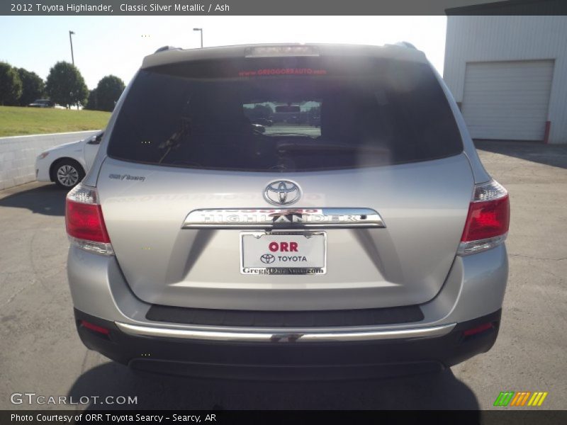 Classic Silver Metallic / Ash 2012 Toyota Highlander