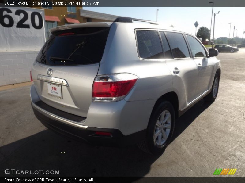 Classic Silver Metallic / Ash 2012 Toyota Highlander
