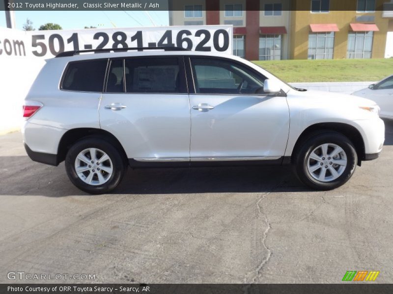Classic Silver Metallic / Ash 2012 Toyota Highlander