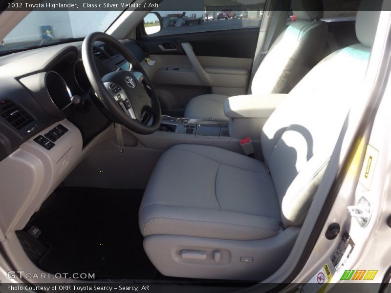 Classic Silver Metallic / Ash 2012 Toyota Highlander