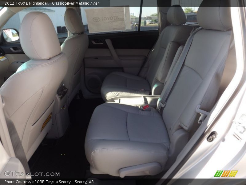 Classic Silver Metallic / Ash 2012 Toyota Highlander