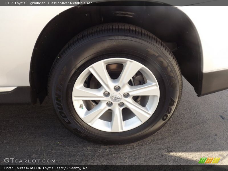 Classic Silver Metallic / Ash 2012 Toyota Highlander