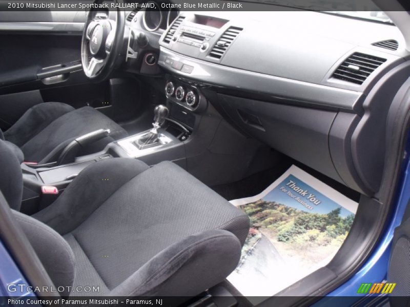  2010 Lancer Sportback RALLIART AWD Black Interior