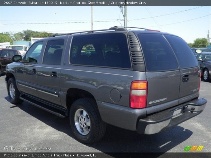 Medium Charcoal Gray Metallic / Graphite/Medium Gray 2002 Chevrolet Suburban 1500 LS