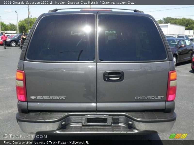 Medium Charcoal Gray Metallic / Graphite/Medium Gray 2002 Chevrolet Suburban 1500 LS