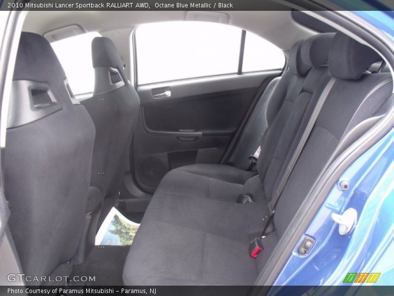 Octane Blue Metallic / Black 2010 Mitsubishi Lancer Sportback RALLIART AWD