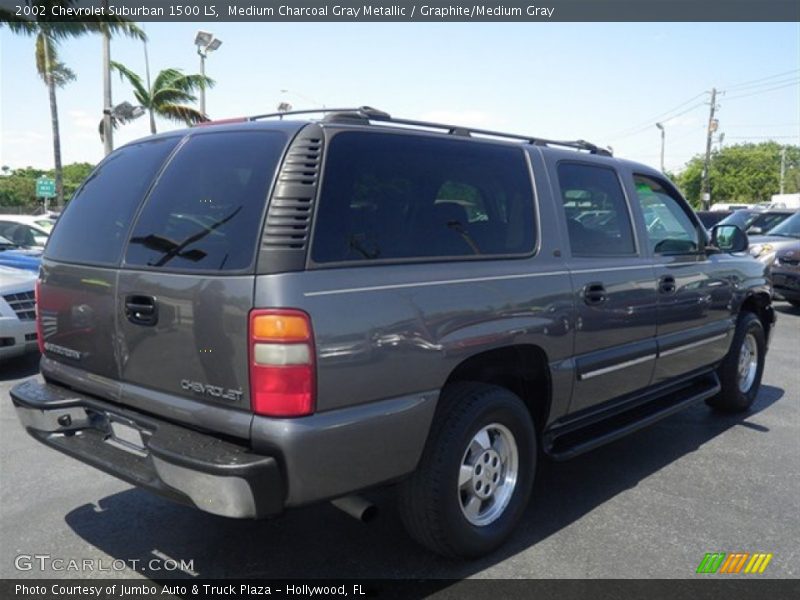 Medium Charcoal Gray Metallic / Graphite/Medium Gray 2002 Chevrolet Suburban 1500 LS