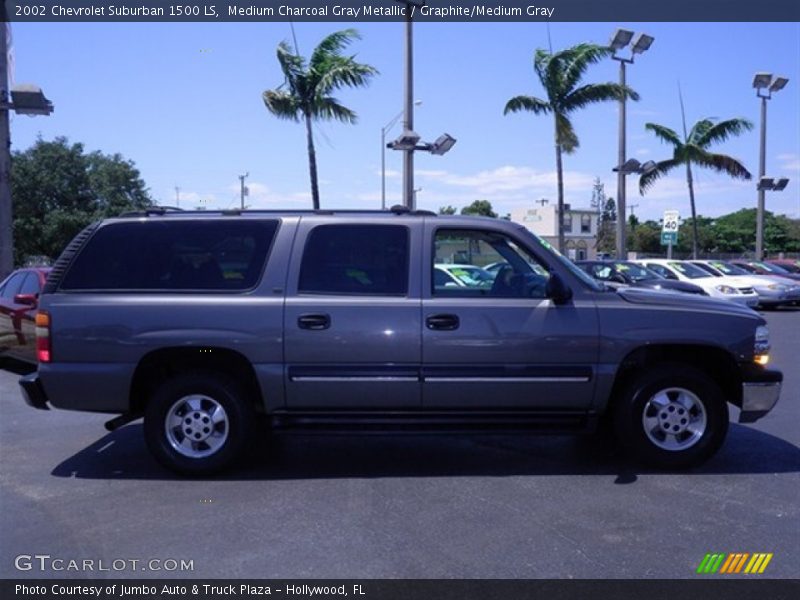 Medium Charcoal Gray Metallic / Graphite/Medium Gray 2002 Chevrolet Suburban 1500 LS