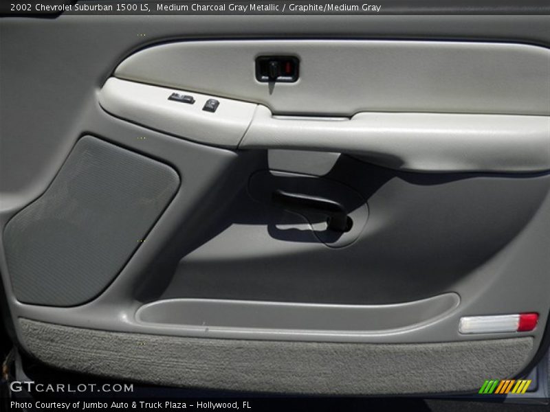 Medium Charcoal Gray Metallic / Graphite/Medium Gray 2002 Chevrolet Suburban 1500 LS