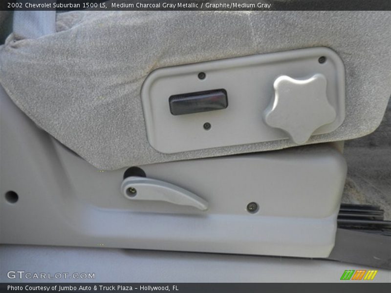 Medium Charcoal Gray Metallic / Graphite/Medium Gray 2002 Chevrolet Suburban 1500 LS