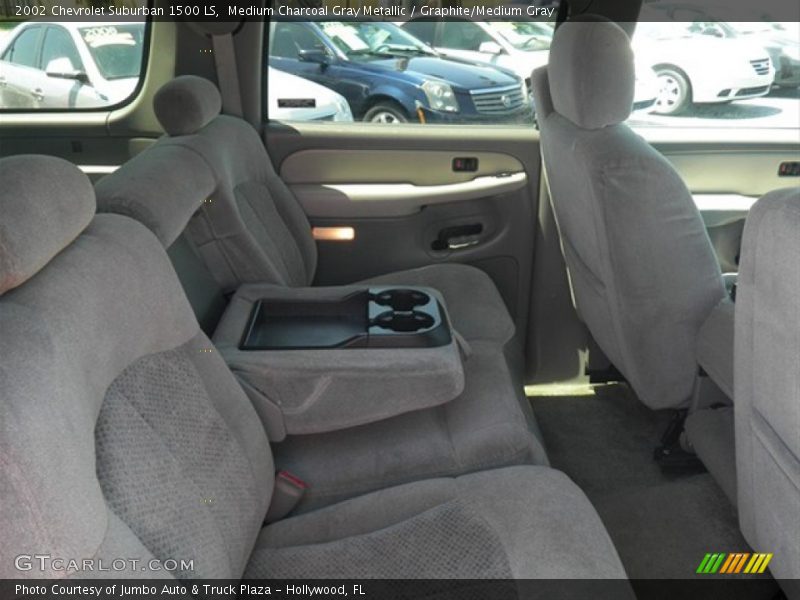 Medium Charcoal Gray Metallic / Graphite/Medium Gray 2002 Chevrolet Suburban 1500 LS